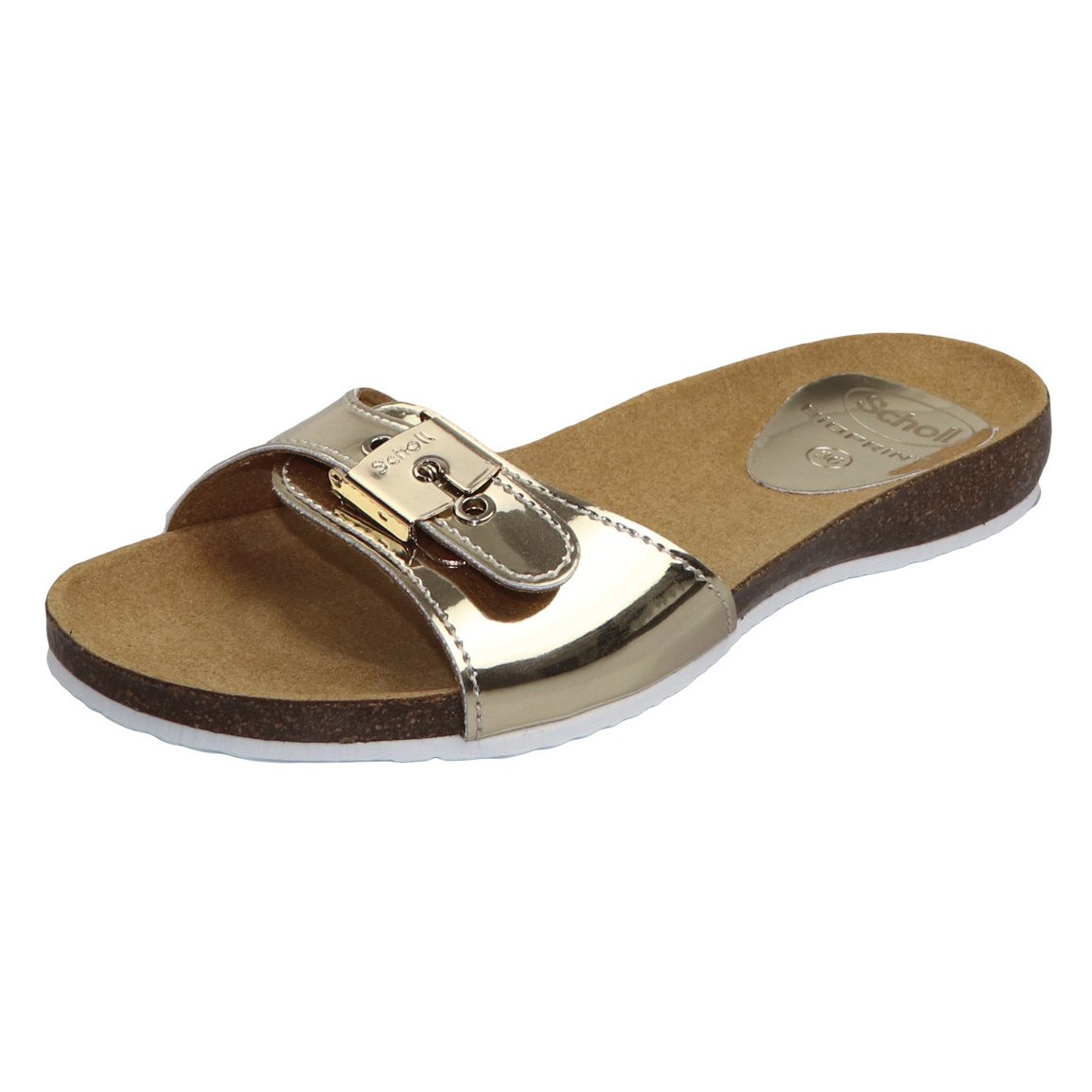 Scholl Shoes Bahamais Gold Γυναικεία Ανατομικά Παπούτσια Χαρίζουν Σωστή Στάση & Φυσικό Χωρίς Πόνο Βάδισμα 1 Ζευγάρι – 39