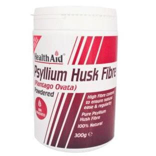 Health Aid Psyllium Husk Fibre Powder Έλεγχο Του Βάρους Της Χοληστερόλης Και Γενικά Στην Υγεία Του Εντέρου 300g
