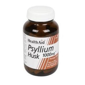 Health Aid Psyllium Husk 1000mg Έλεγχο Του Βάρους Της Χοληστερόλης Και Γενικά Στην Υγεία Του Εντέρου 60 Caps