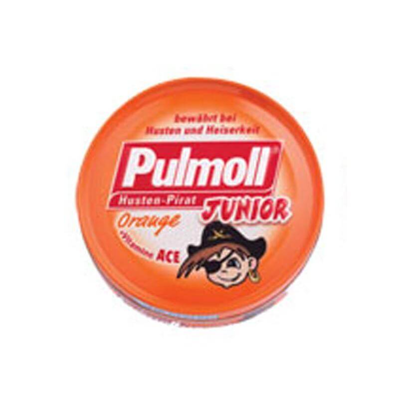 Pulmoll Junior Καραμέλες με Πορτοκάλι & Βιταμίνη ACE