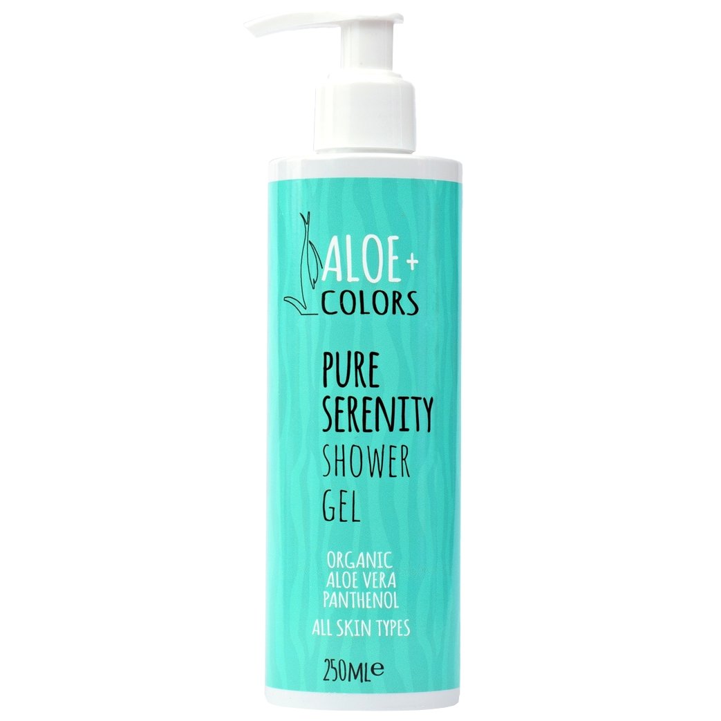 Aloe+ Colors Pure Serenity Shower Gel Αφρόλουτρο για Θρέψη & Ενυδάτωση με Βιολογική Αλόη & Άρωμα Μανόλιας 250ml