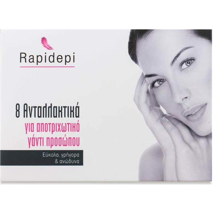 Vican Rapidepi Ανταλλακτικά Για Αποτριχωτικό Γάντι Προσώπου 8Τμχ