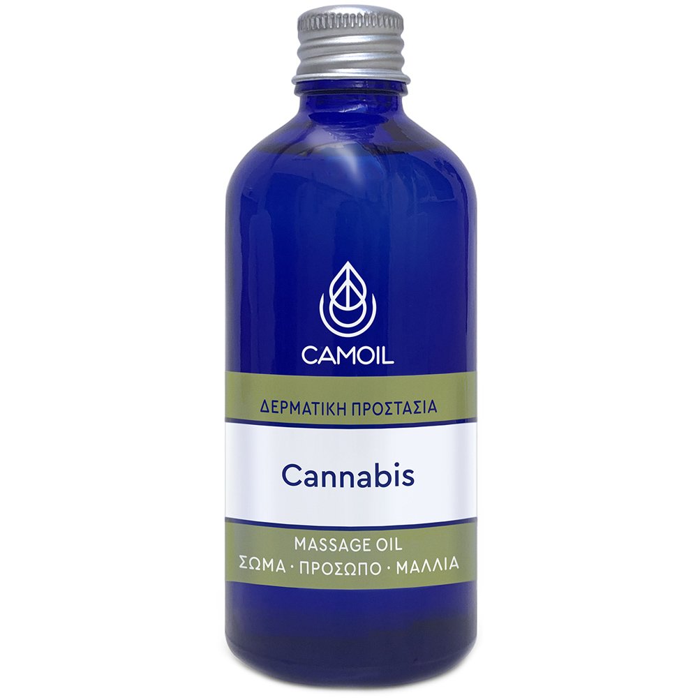 Camoil Cannabis Massage Oil Φυτικό Έλαιο Κάνναβης για Μασάζ με Επανορθωτικές Ιδιότητες Κατά των Δερματικών Βλαβών 100ml