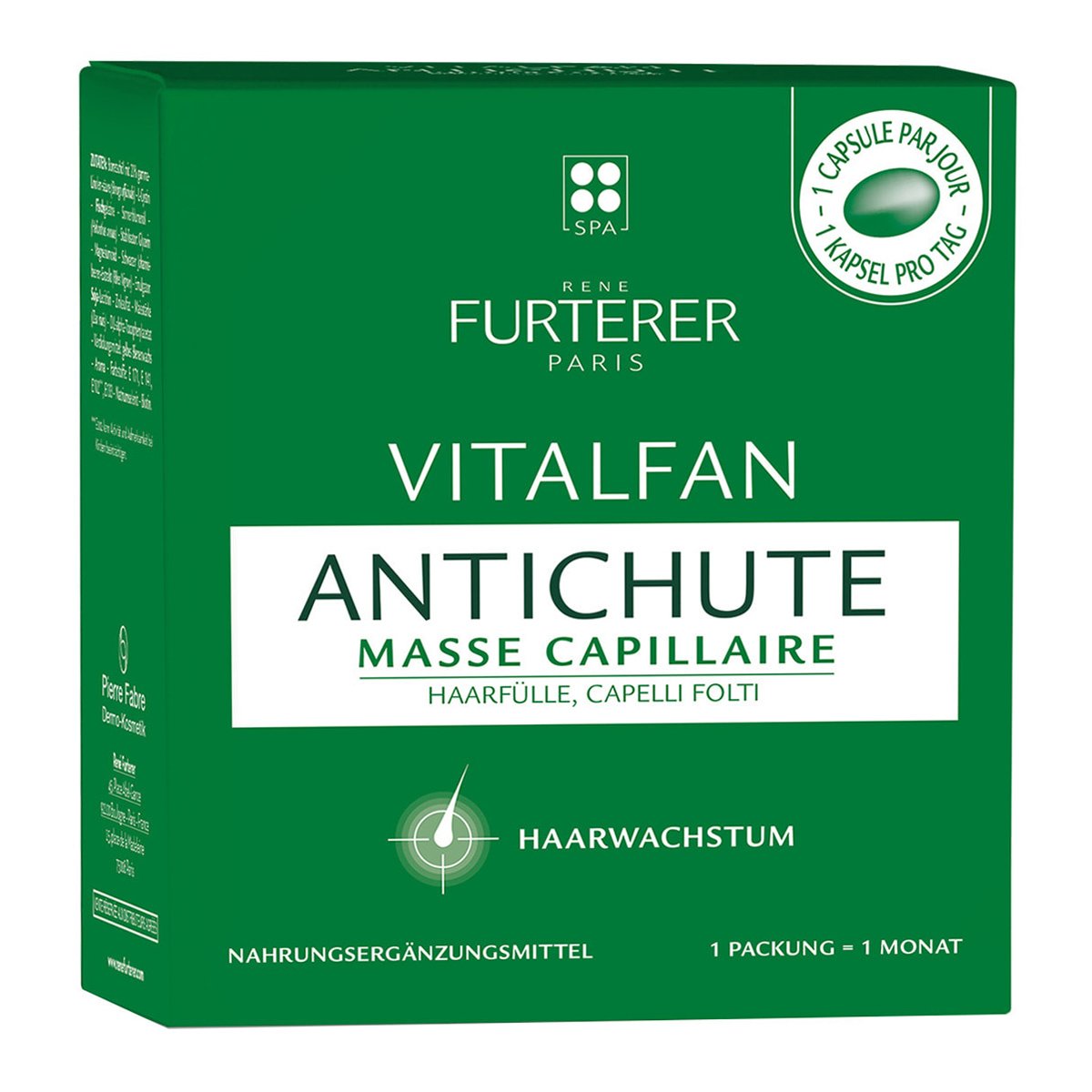 Rene Furterer Rene Furterer Vitalfan Συμπλήρωμα Διατροφής για την Προοδευτική Τριχόπτωση 30caps