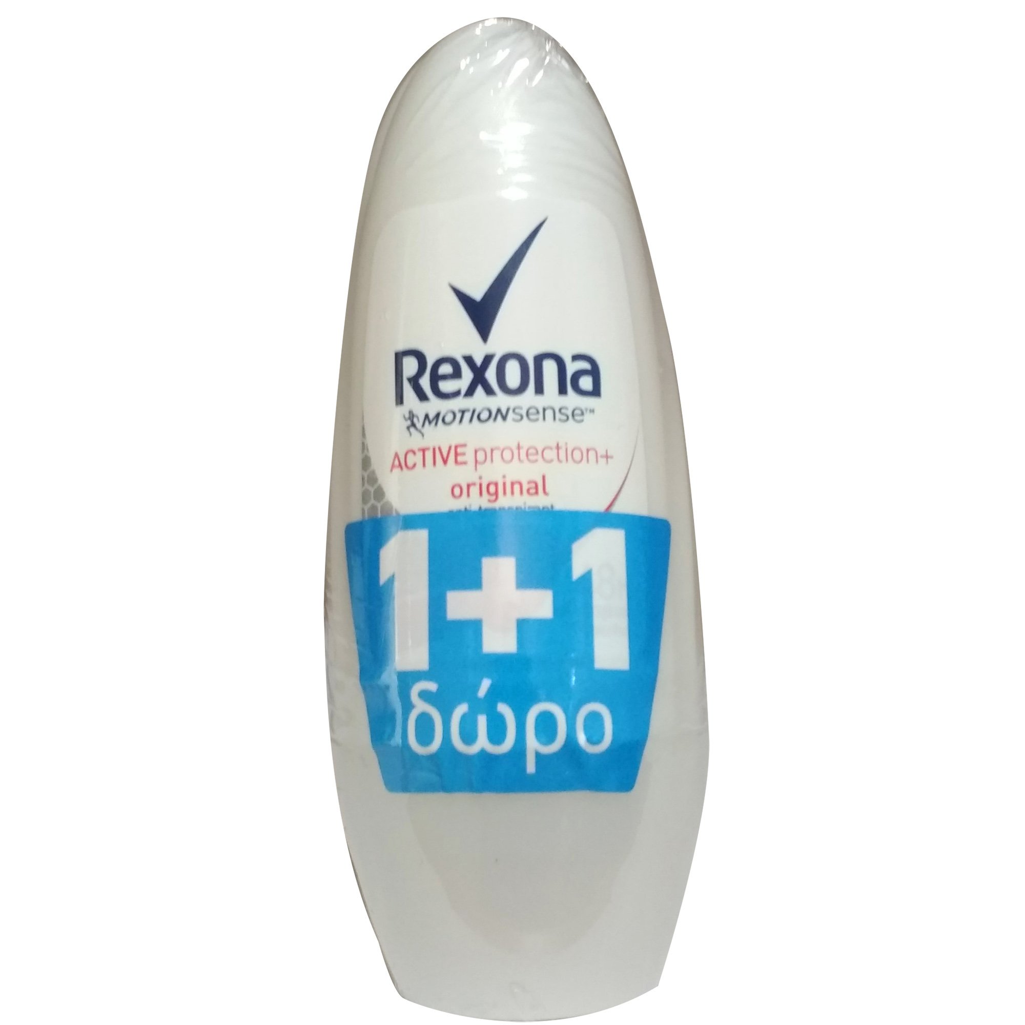 Rexona Πακέτο Προσφοράς Women Active Protection Original Antibacterial Αποσμητικό Roll-On για 48ωρη Προστασία 2x50ml 1+1 Δώρο
