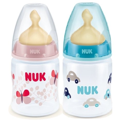 NUK First Choice Plus Μπιμπερό Πολυπροπυλενίου (PP) με Θηλή Καουτσουκ 150ml – μπλέ