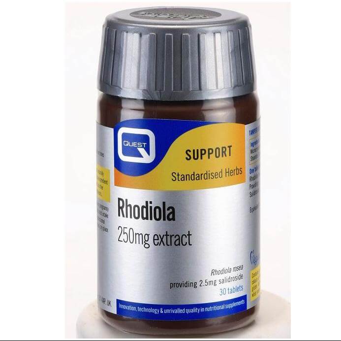 Quest Rhodiola 250mg Extract Tabs 30s