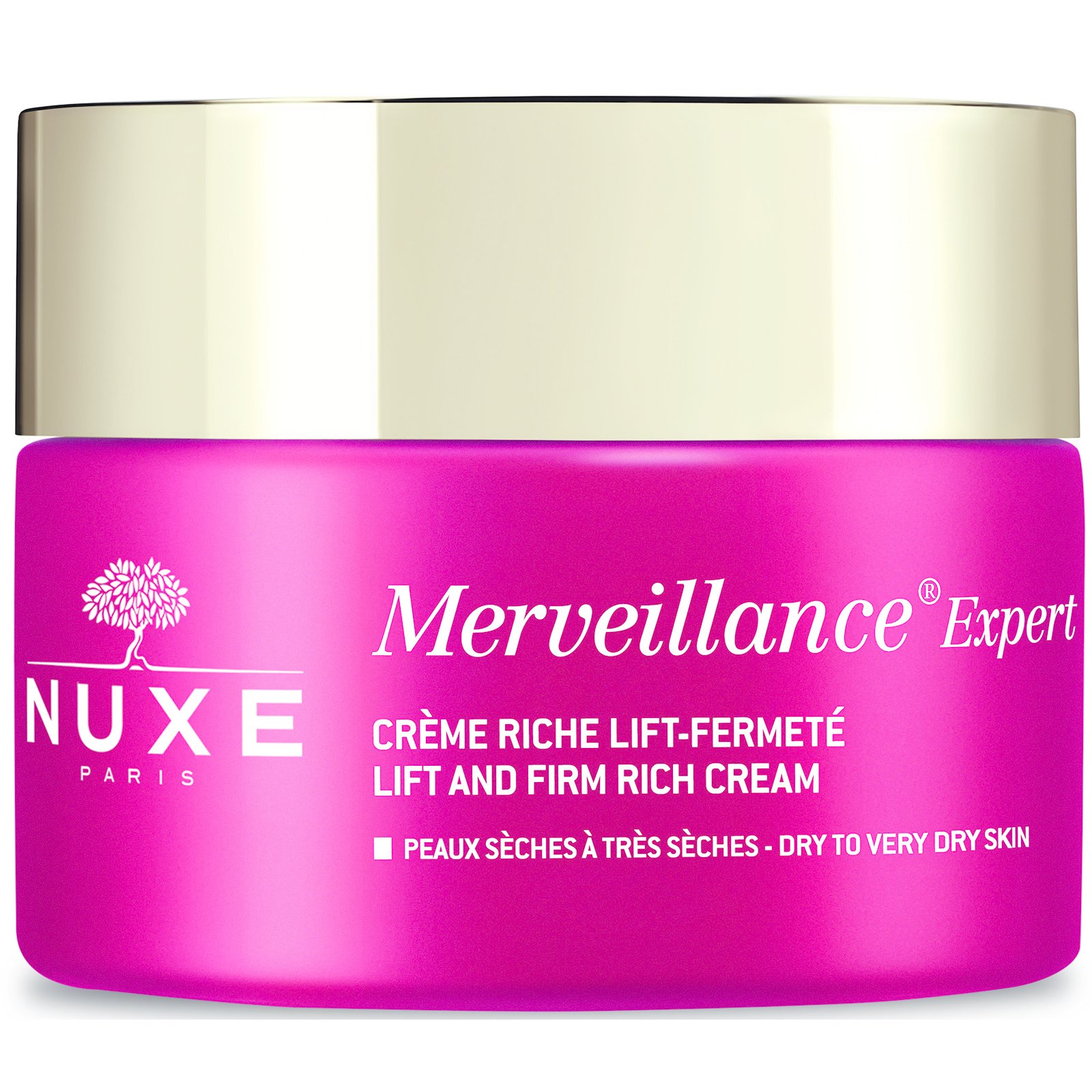 Merveillance Expert Enrichie Creme Riche Lift-Fermete 50ml – NUXE,Κρέμα Κατά των Ορατών Ρυτίδων Έκφρασης για Ξηρές – Πολύ Ξηρές