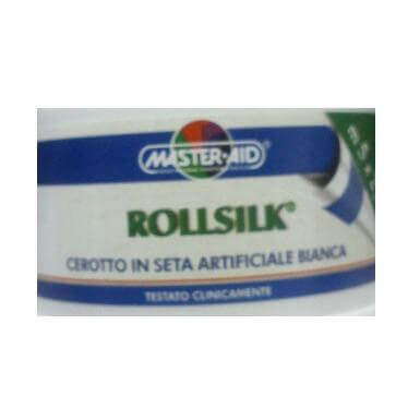 Master Aid Rollsilk Ρολλό Ύφασμα Σε Άσπρο Χρώμα Μεταξένια Υφή – 5m X 2.5cm
