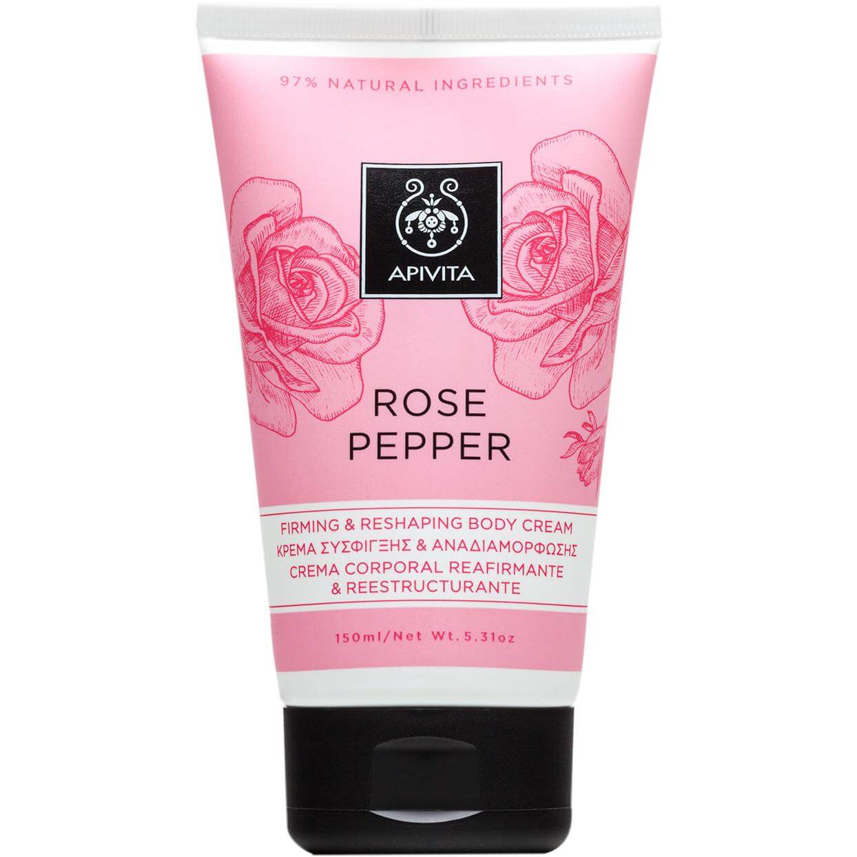 Apivita Rose Pepper Κρέμα Σύσφιγξης και Αναδιαμόρφωσης 150ml