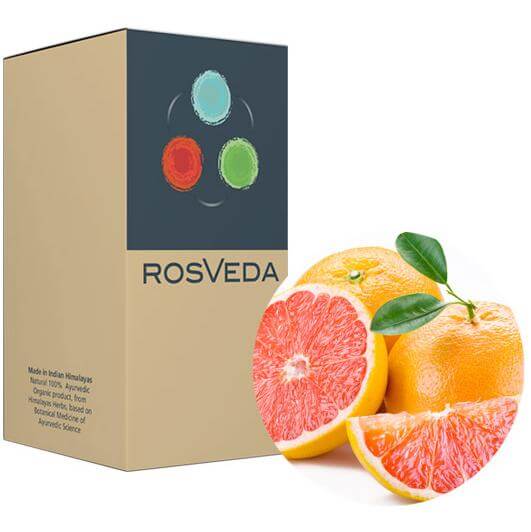 RosVeda Pure Essential Oil Grapefruit, 100% Φυτική Σύνθεση, Αιθέριο Έλαιο Γκρεϊπφρουτ 10ml