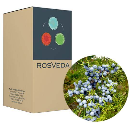 RosVeda Pure Essential Oil Juniper, 100% Φυτική Σύνθεση, Αιθέριο Έλαιο Άρκευθος 10ml