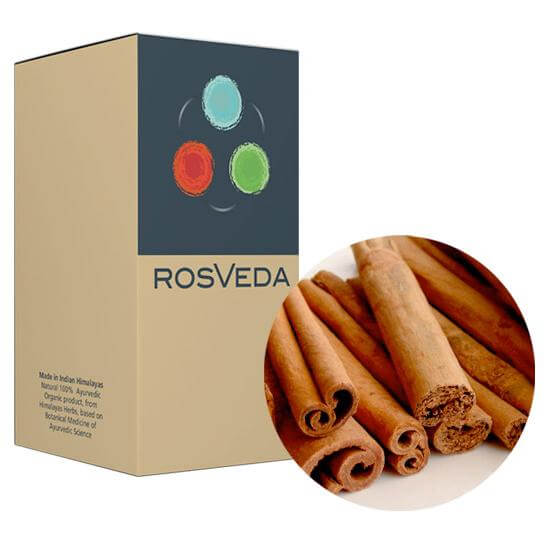 RosVeda Pure Essential Oil Cinnamon, 100% Φυτική Σύνθεση, Αιθέριο Έλαιο Κανέλα 10ml