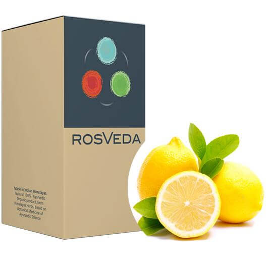 RosVeda Pure Essential Oil Lemon 100% Φυτική Σύνθεση, Αιθέριο Έλαιο Λεμόνι 10ml
