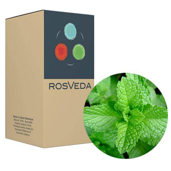 RosVeda Pure Essential Oil Peppermint, 100% Φυτική Σύνθεση, Αιθέριο Έλαιο Μέντα 10ml