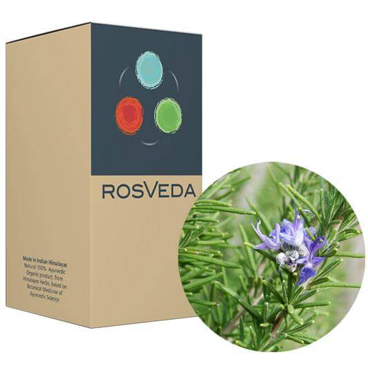 RosVeda Pure Essential Oil Rosemary, 100% Φυτική Σύνθεση, Αιθέριο Έλαιο Δενδρολίβανο 10ml