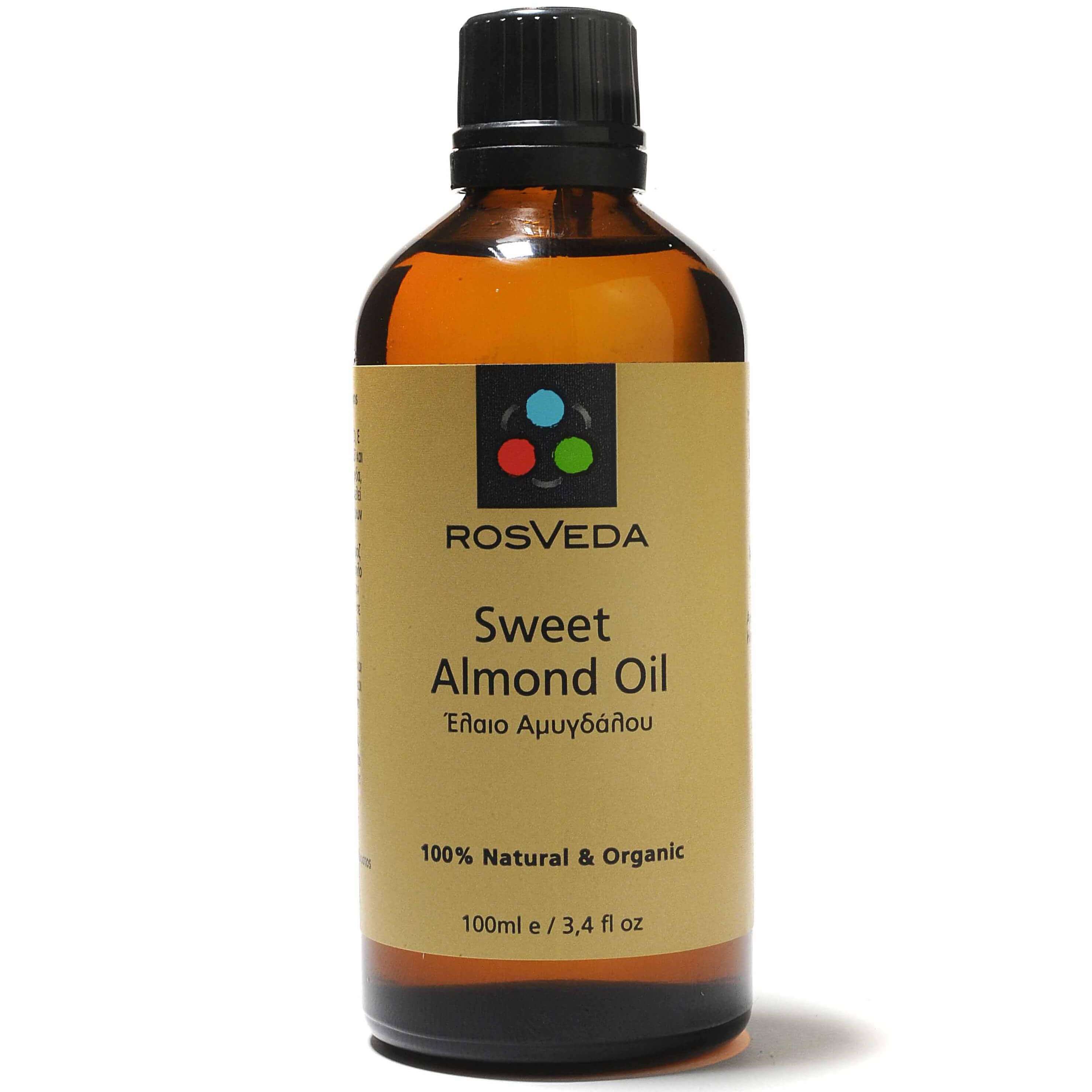 Rosveda Almond Oil 100% Φυτική Σύνθεση, Έλαιο Αμυγδάλου, Βάση Ανάμειξης Αιθέριων Ελαίων 100ml