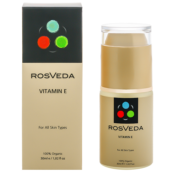 RosVeda Vitamin E 100% Φυτική Σύνθεση Ορός Κολλαγόνου & Ελαστίνης για τη Καταπολέμηση των Παραγόντων Γήρανσης του Δέρματος 30ml