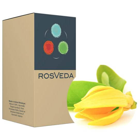 RosVeda Pure Essential Oil Ylang Ylang, 100% Φυτική Σύνθεση, Αιθέριο Έλαιο Ylang Ylang 10ml