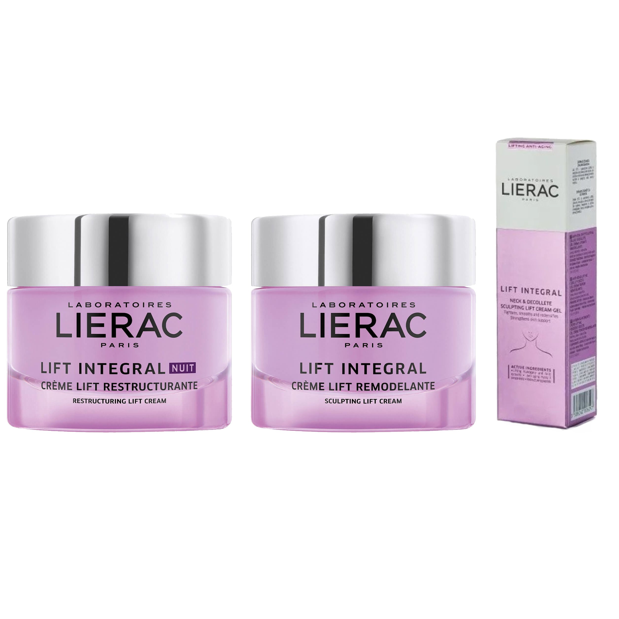 Lierac Lift Integral Πακέτο Προσφοράς Cream 50ml & Nuit Cream 50ml & Δώρο Neck, Decollete Sculpting Cream Gel 10ml