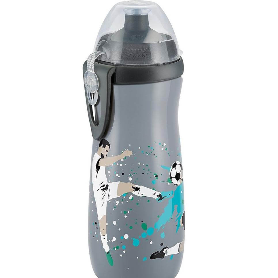 Nuk Sports Cup Παγουράκι Πολυπροπυλενίου BPA Free 450ml – γκρι