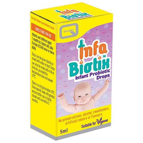 Quest Infabiotix Infant Probiotic Drops Βρεφικά & Παιδικά Προβιοτικά σε Σταγόνες, από 1 Μήνα Έως 3 Ετών 5ml