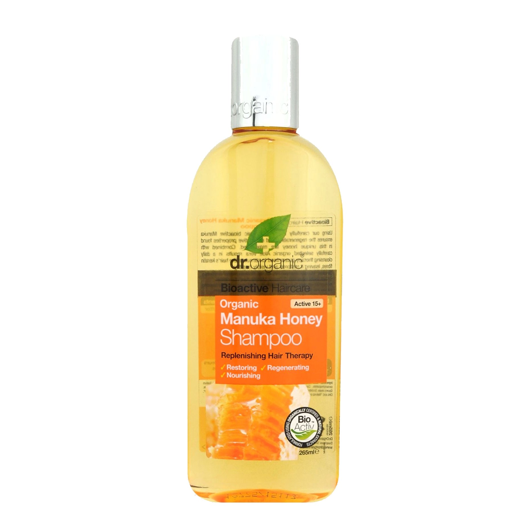 Εικόνα από Dr Organic Manuka Honey Shampoo Σαμπουάν με Βιολογικό Μέλι Μανούκα για Άμεση, Φυσική Αποκατάσταση & Επανόρθωση 265ml