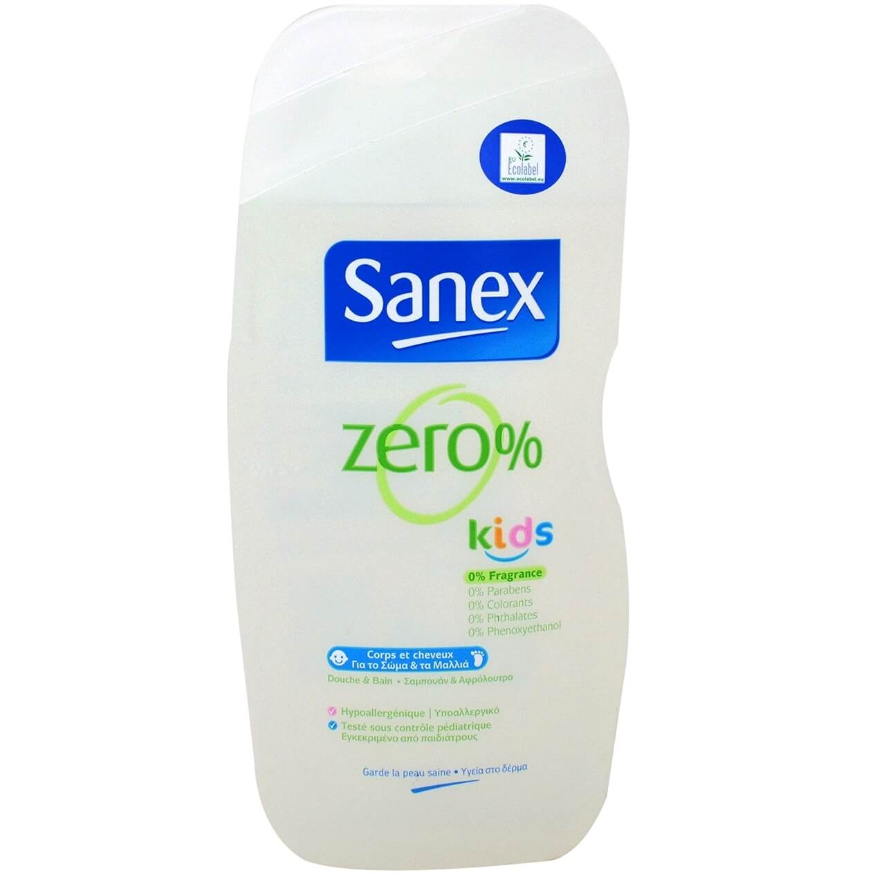 Sanex Zero Kids Παιδικό Αφρόλουτρο Χωρίς Άρωμα 500ml