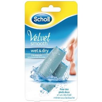 Dr Scholl Velvet Smooth Ανταλλακτικά Regular Λίμας Wet & Dry 2τμχ
