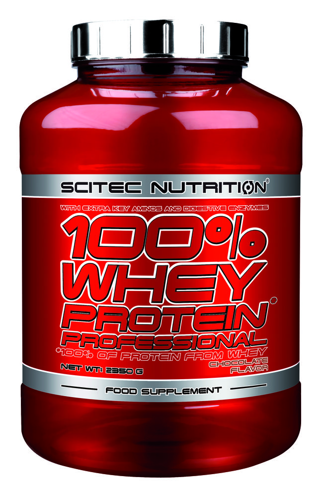 Scitec Nutrition 100% Whey Protein Professional Υπέρ-φιλτραρισμένη Πρωτεΐνη Ορού Γάλακτος με Πρόσθετα Συστατικά 2350g – Double Stuffed Black Cookies