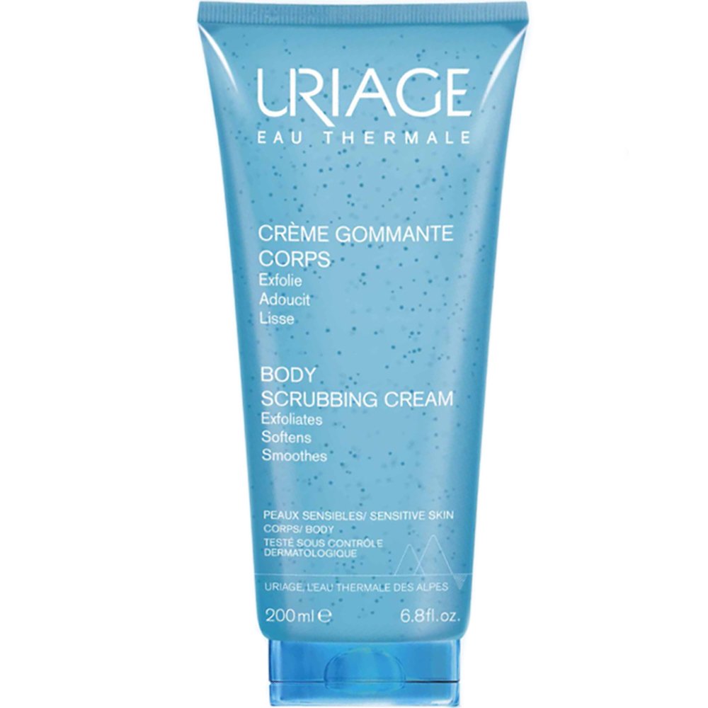 Uriage Uriage Body Scrubbing Cream Κρέμα Απολέπισης Σώματος, Ιδανική για Ευαίσθητη Επιδερμίδα 200ml