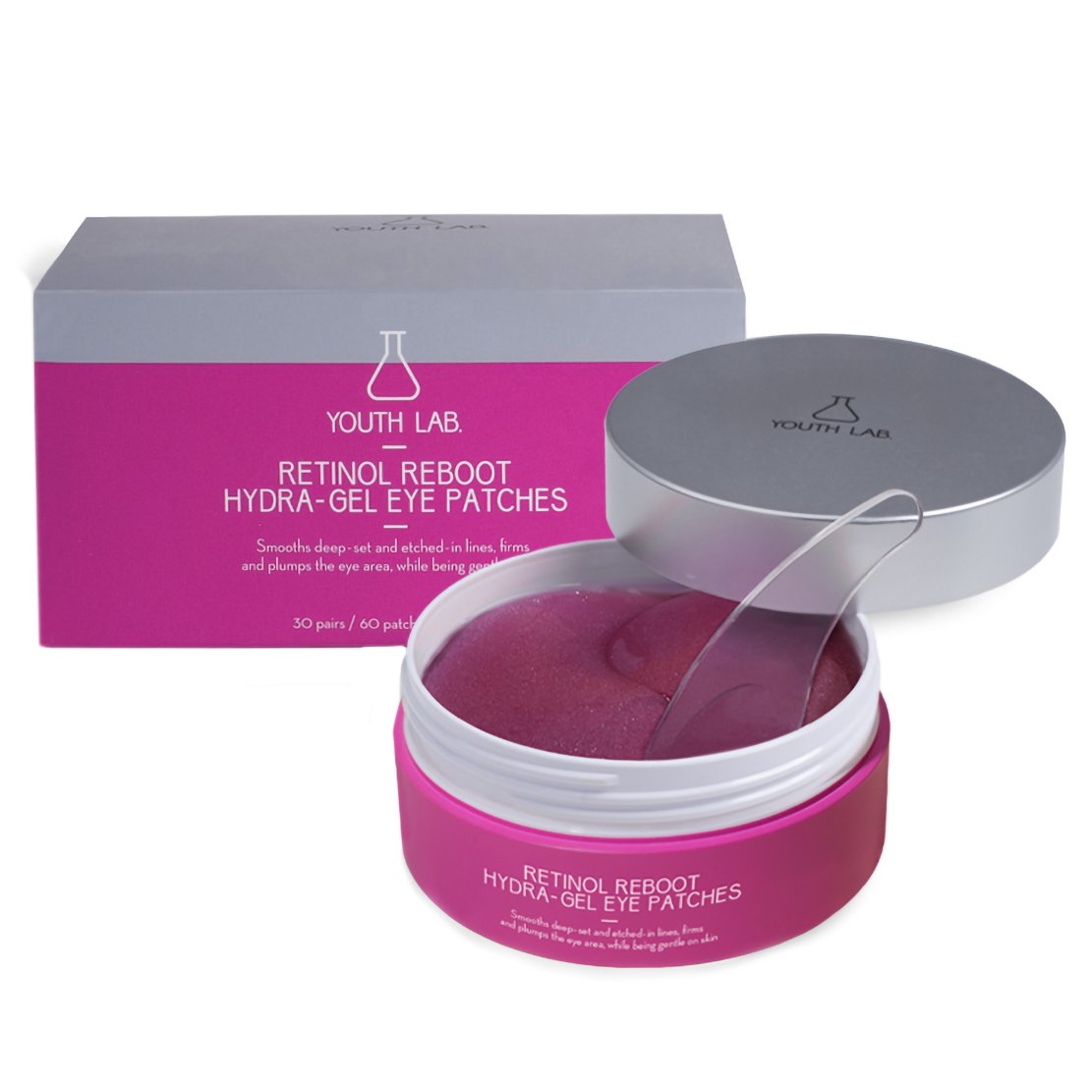 Youth Lab Retinol Reboot Hydra-Gel Eye Patches Patches Νυκτός Ματιών με Ρετινόλη, για Πλήρη Αναδόμηση 60 Τεμάχια