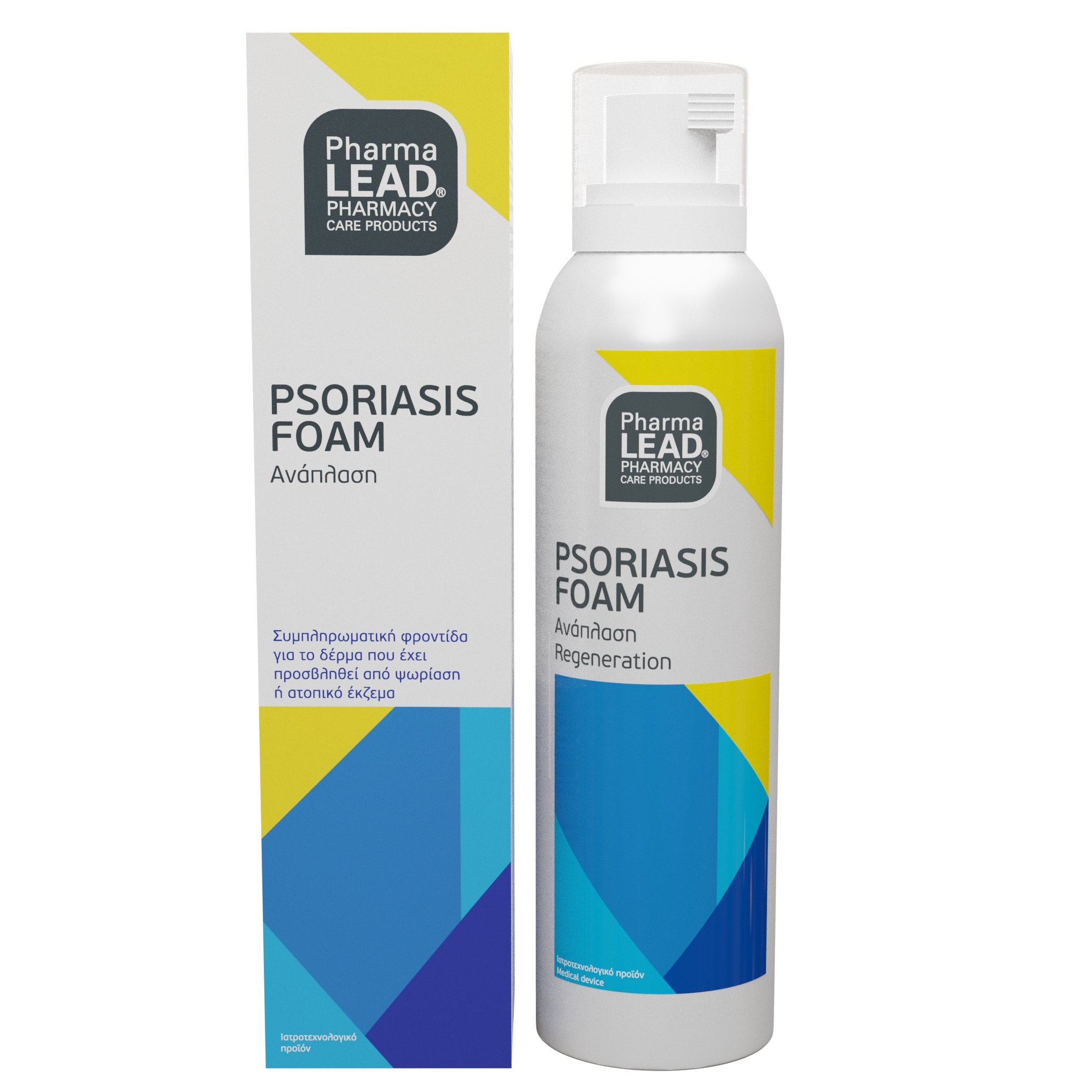 Pharmalead Psoriasis Body Foam for Very Dry & Sensitive Skin Ενυδατικός, Αναπλαστικός Αφρός Σώματος για την Αντιμετώπιση της Ψωρίασης & του Ατοπικού Εκζέματος 150ml