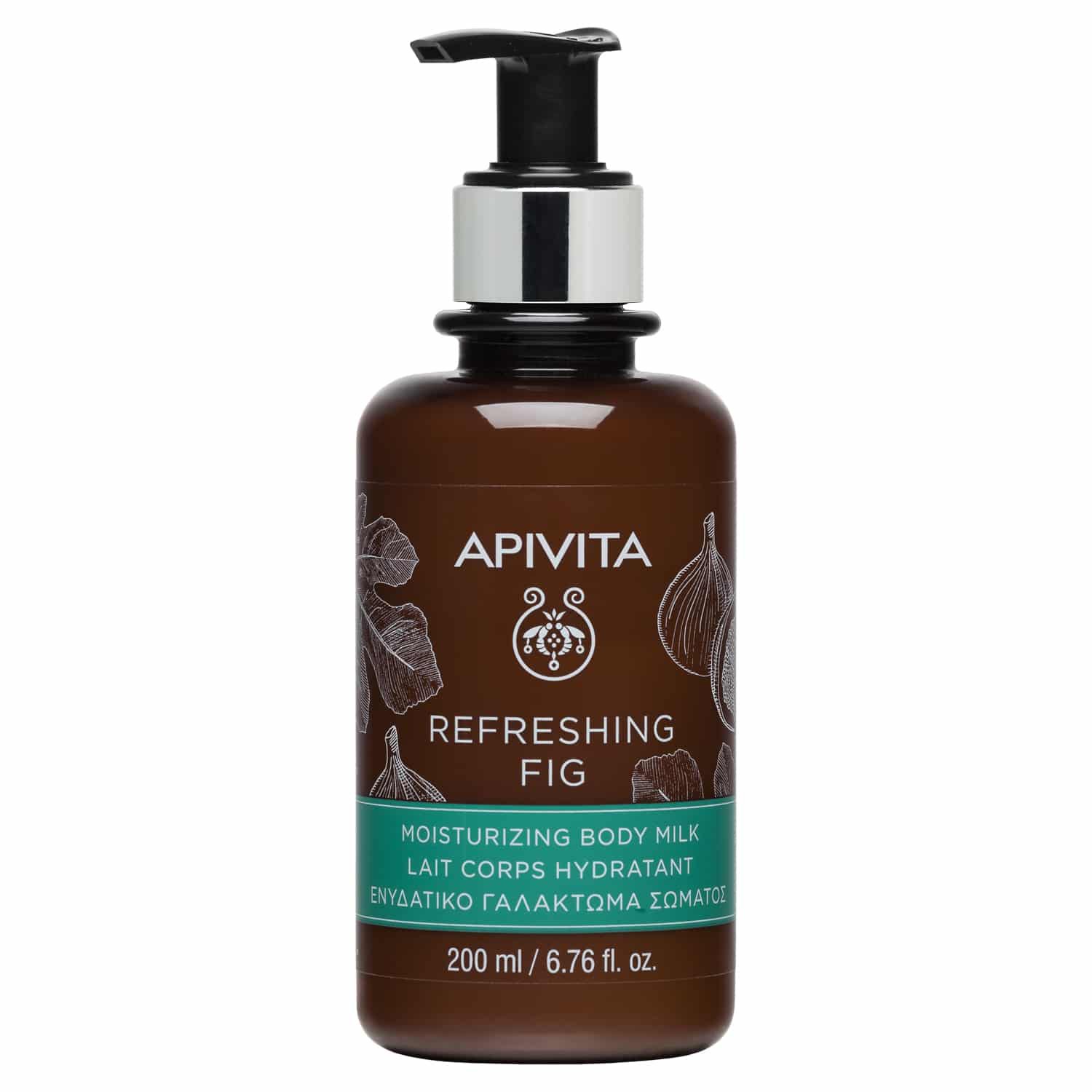 Apivita Refreshing Fig Body Milk Ενυδατικό Γαλάκτωμα Σώματος για Τόνωση & Αναζωογόνηση 200ml