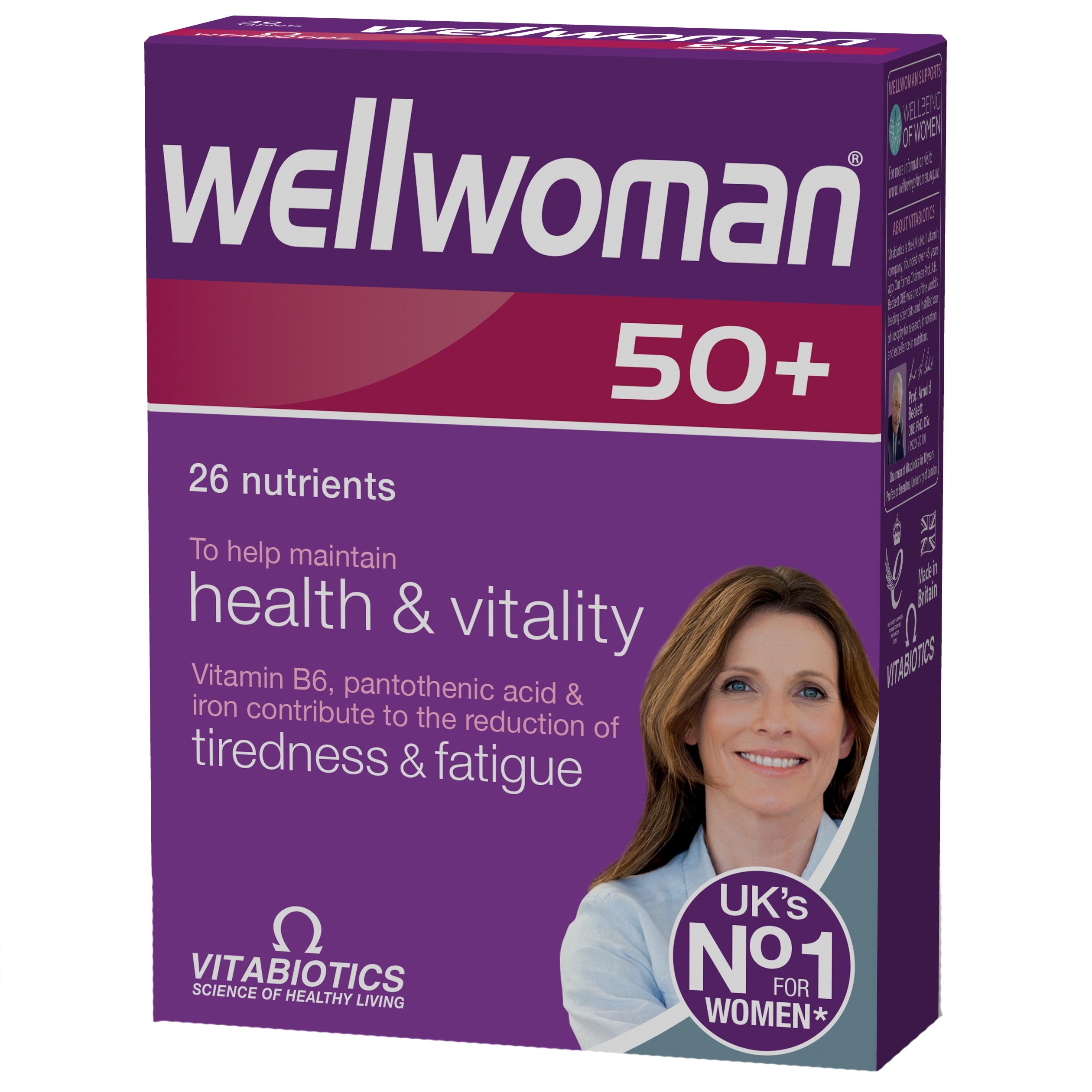 Vitabiotics Vitabiotics Wellwoman 50+ Συμπλήρωμα Διατροφής Ειδικά Σχεδιασμένο για Γυναίκες Άνω των 50 Ετών 30tabs