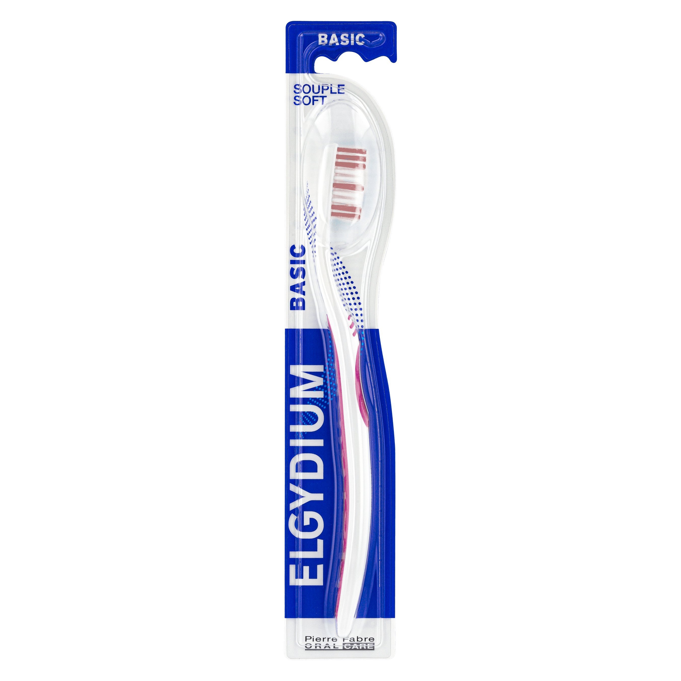 Elgydium Basic Toothbrush Soft Μαλακή Οδοντόβουρτσα για Βαθύ Καθαρισμό 1 Τεμάχιο – Ροζ