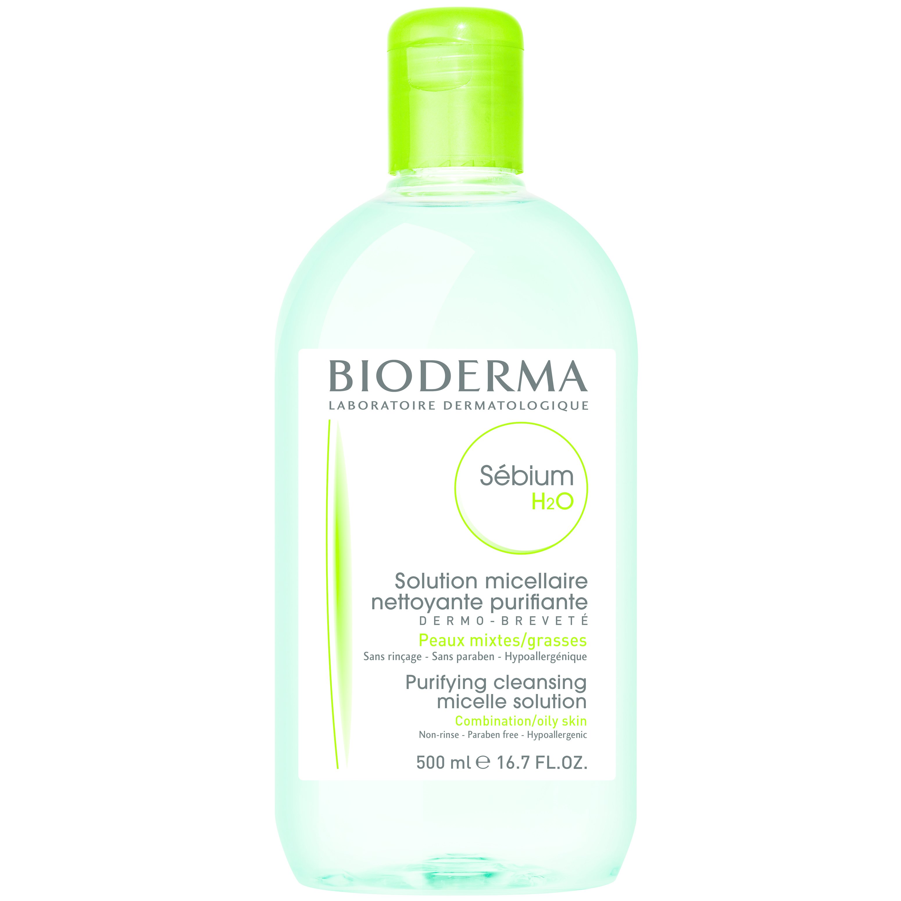 Bioderma Sebium H2O – Κολλοειδές Διάλυμα Καθαρισμού για Δέρμα Λιπαρό και με Τάση Ακμής 500ml