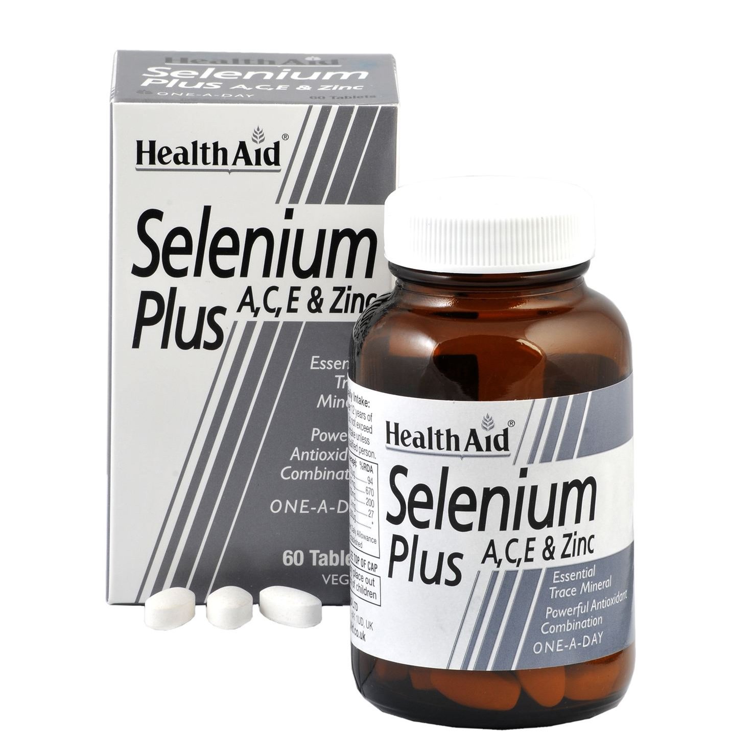 Health Aid Health Aid Selenium Plus (Vitamins A, C, E & Zinc) Προστασία των Κυτταρικών Ιστών Ενάντια στην Οξείδωση 60tabs