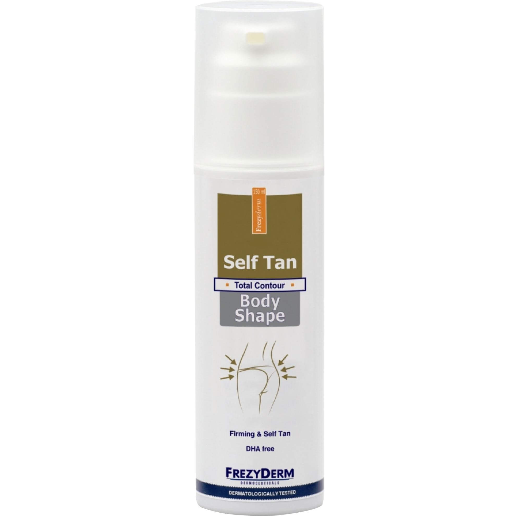 Frezyderm Self Tan Body Shape Αυτομαυριστικό Γαλάκτωμα με Παράλληλη Συσφικτική Δράση 150ml