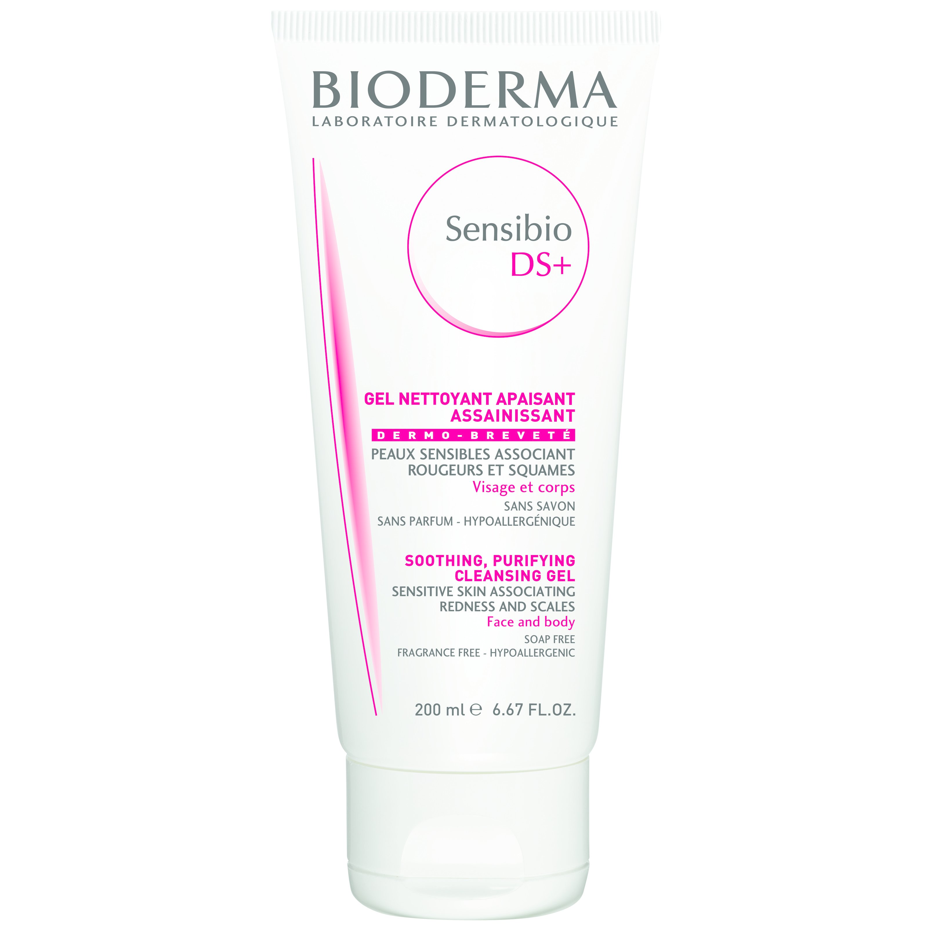 Bioderma Sensibio DS Gel Moussant / DS Foaming Gel – Gel Καθαρισμού για Επιδερμίδες με Λιπαρότητα 200ml