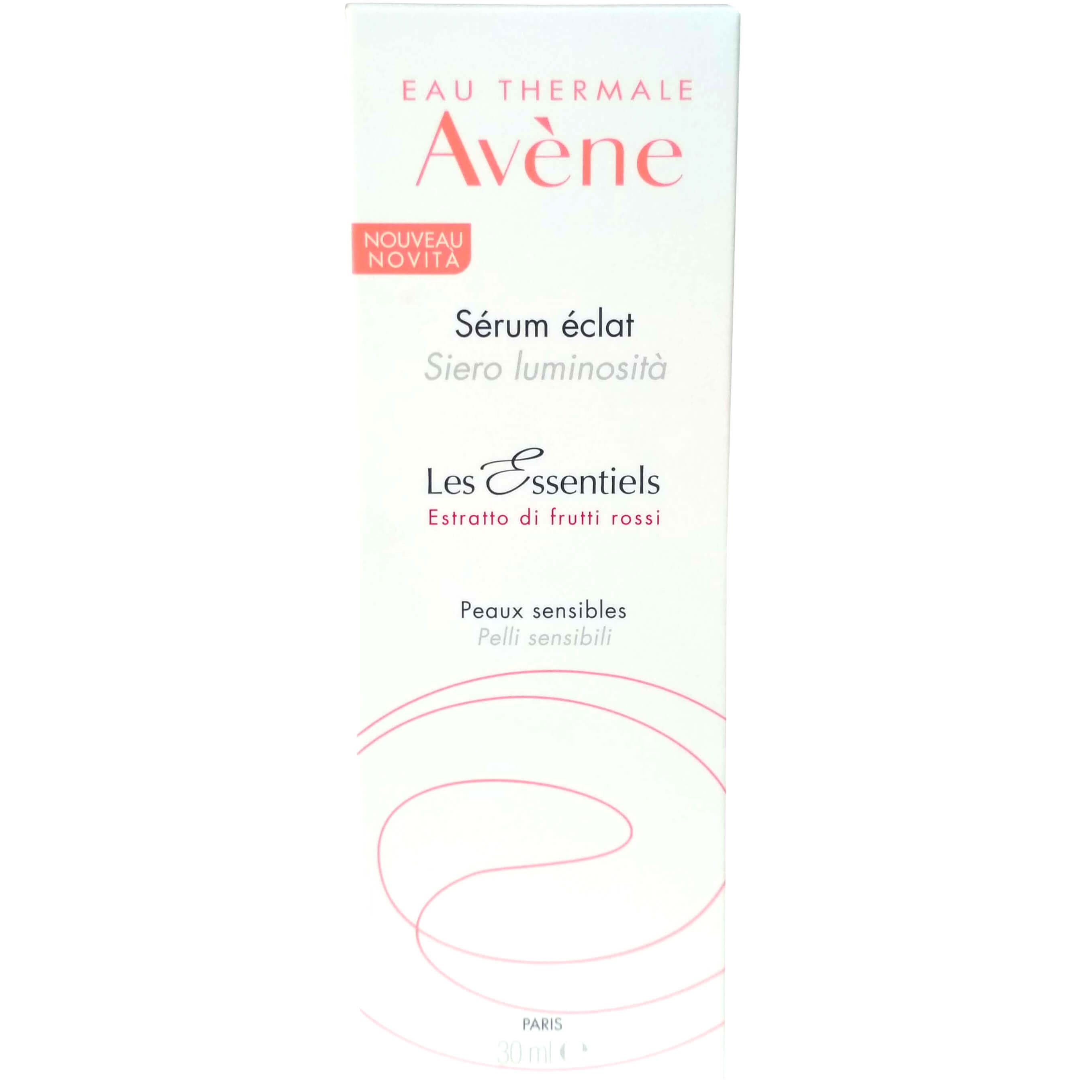 Avene Serum Defatigant Ορός Λάμψης για Ευαίσθητη Επιδερμίδα με Εκχύλισμα Κόκκινων Φρούτων 30ml
