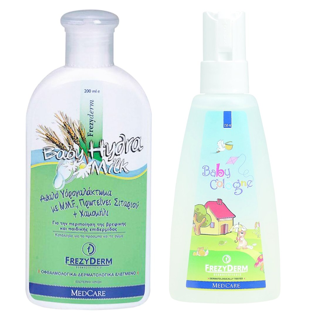 Frezyderm Πλήρη Σειρά Περιποίησης για το Μωρό Baby Cream 175ml & Hydra Milk 200ml & Baby Bath 300ml & Baby Shampoo 300ml
