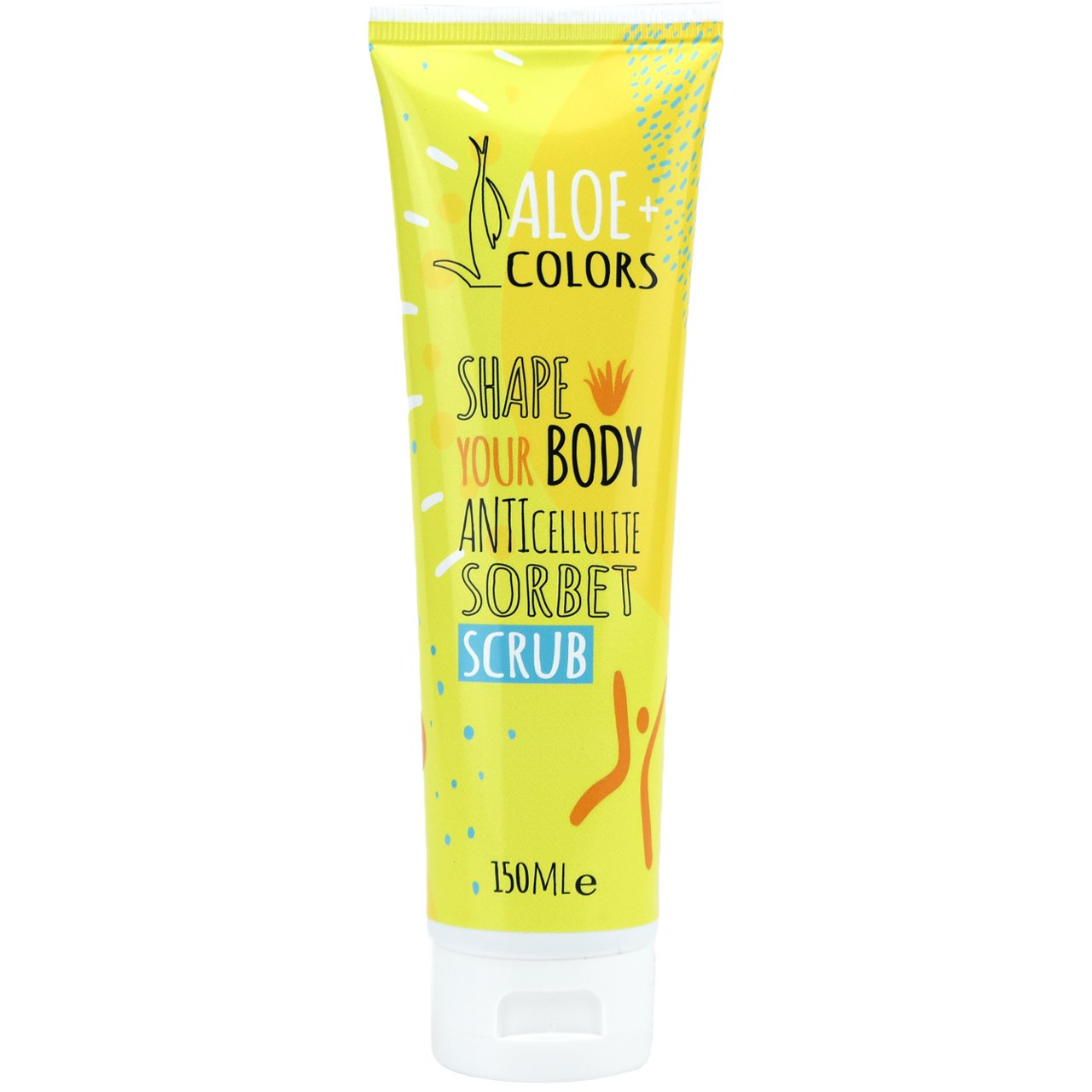 Aloe+ Colors Shape Your Body Anticellulite Sorbet Scrub Αδυνατιστικό Gel Σώματος με Λεπτόρρευστη Υφή, Κατά της Κυτταρίτιδας 150ml