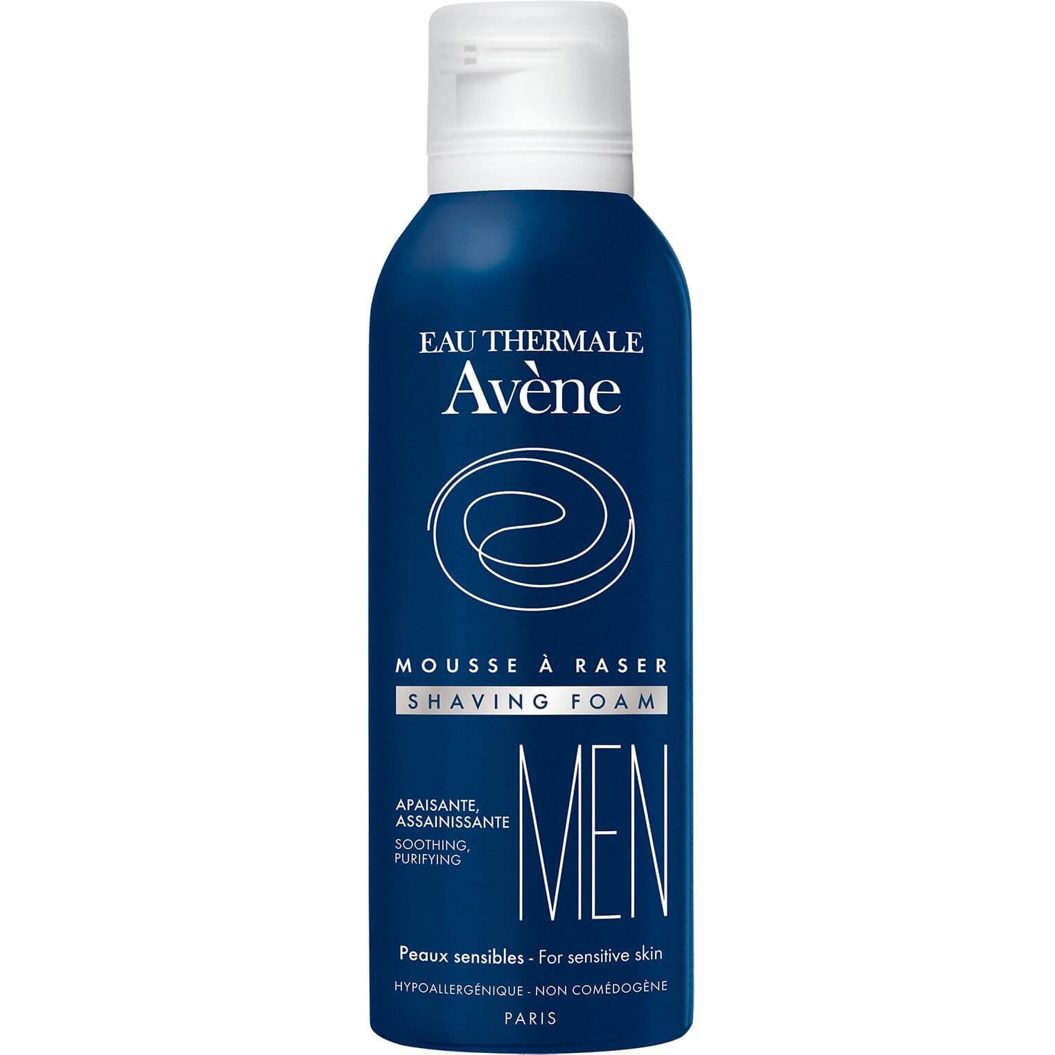 Avene Men Mousse a Raser Shaving Foam Travel Size Καταπραϋντικός – Εξυγιαντικός Αφρός Ξυρίσματος 50ml
