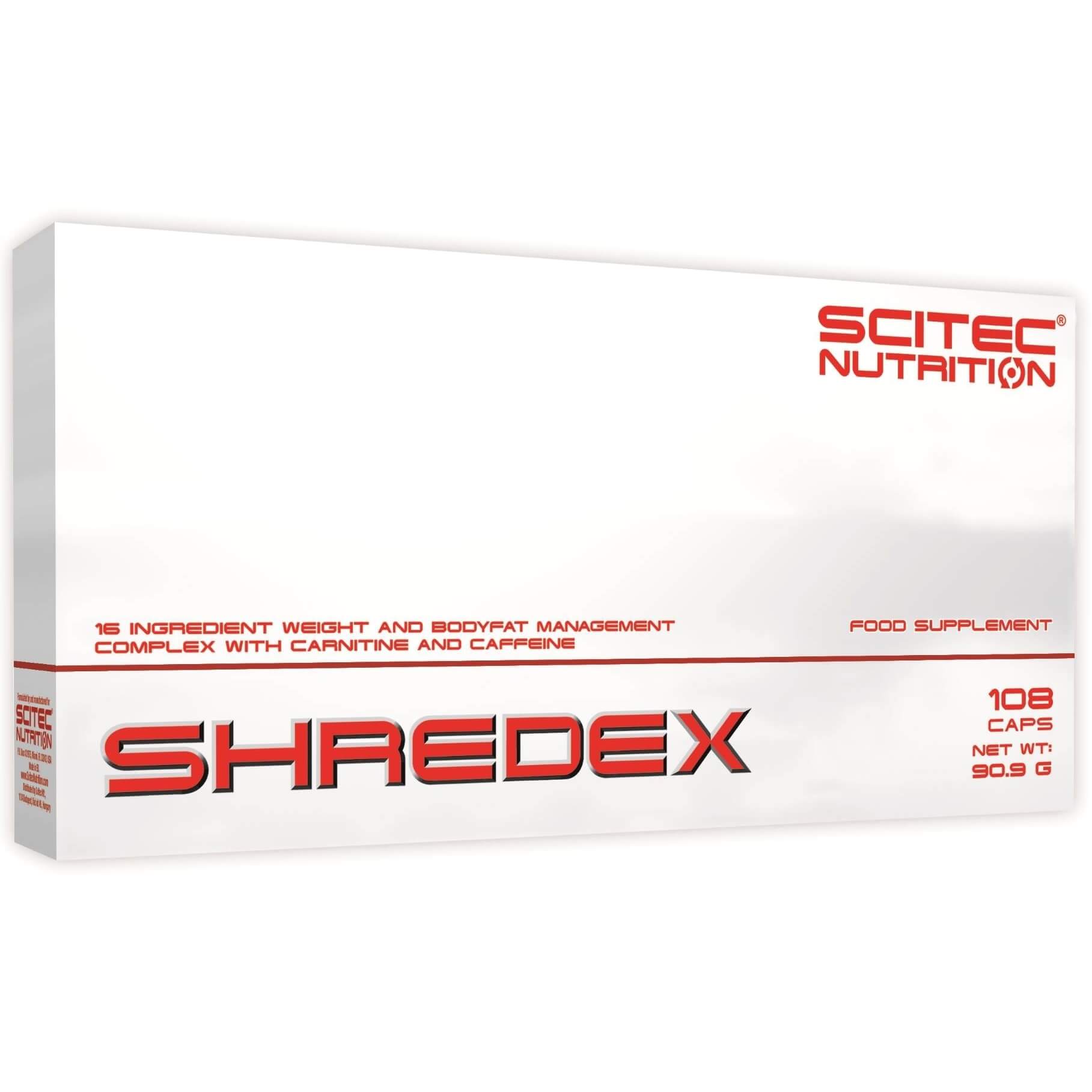 Scitec Nutrition Shredex Συμπλήρωμα Διατροφής για την Διαχείριση του Σωματικού Βάρους 108 Caps