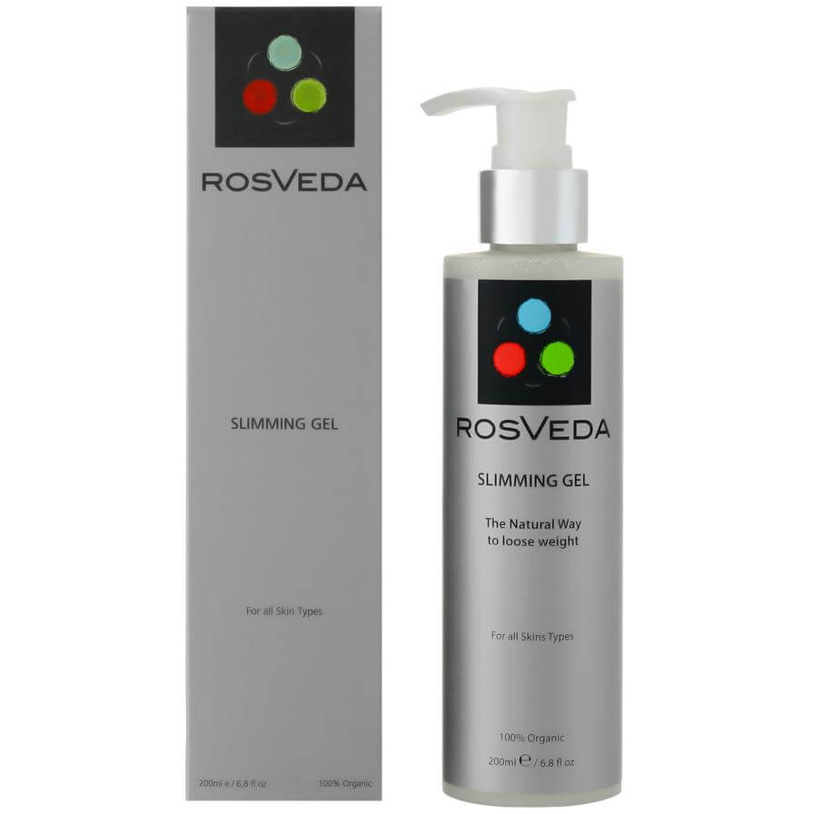 RosVeda Slimming Gel 100% Φυτική Σύνθεση, Gel Αδυνατίσματος, Ιδανικό Ενάντια στο Επίμονο Λίπος 200ml