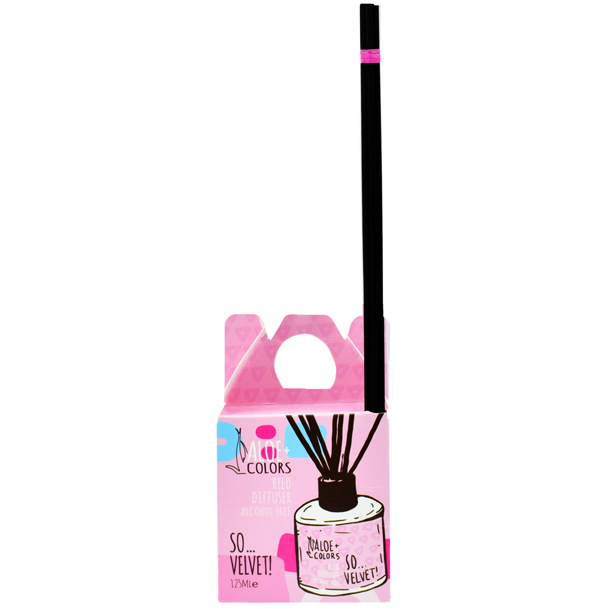 Aloe+ Colors So Velvet Reed Diffuser Alcohol Free Αρωματικό Χώρου με Έντονο Άρωμα Πούδρας 125ml