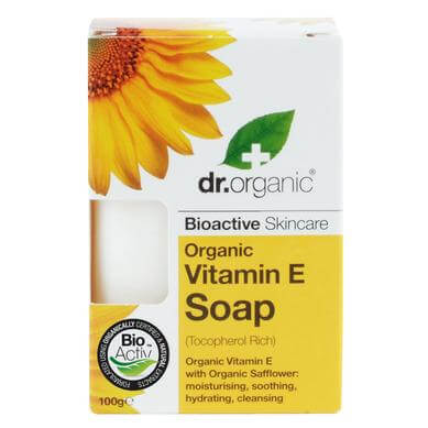 Dr Organic Organic Vitamin E Soap Σαπούνι με Βιολογική Βιταμίνη E 100gr