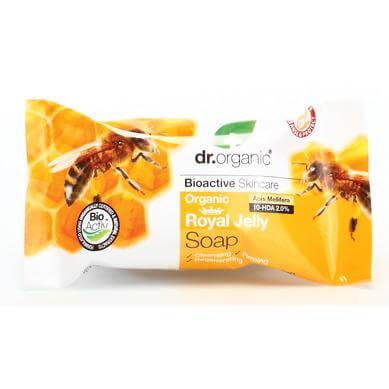 Dr Organic Organic Royal Jelly Soap Φυτικό Σαπούνι Με Βιολογικό Βασιλικό Πολτό 100gr