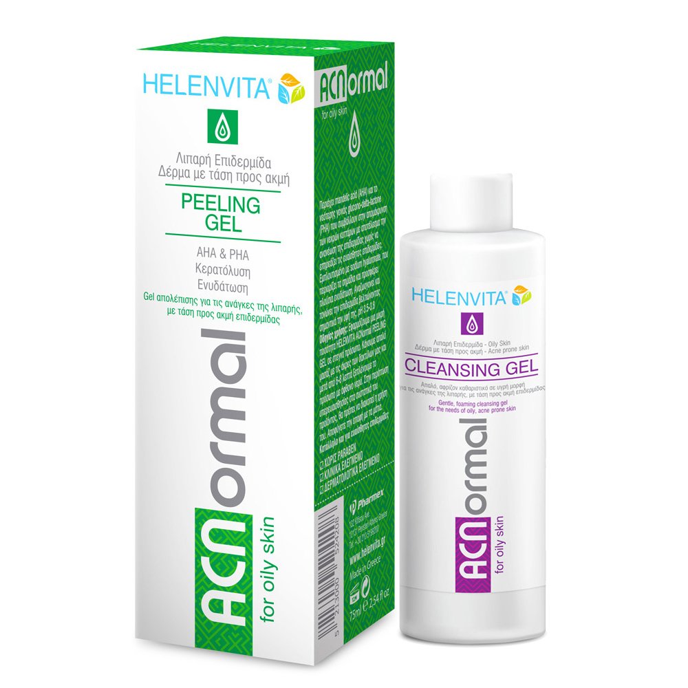 Helenvita Πακέτο Προσφοράς ACNormal Peeling Gel Απολέπισης 75ml & Δώρο ACNormal Cleansing Gel 100ml
